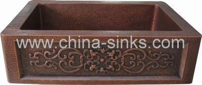 China Without Mexican Faucet Copper Sink for sale