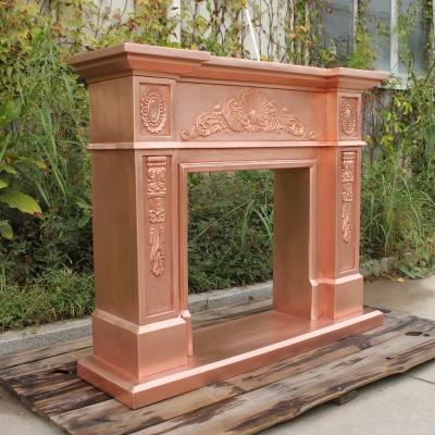 China The European design European/modern copper fireplace/handmade fireplace mould/mantel/insert-CF-003-471340-A-SM-NP/ORBES for sale