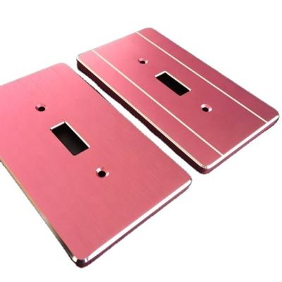 China Precision size; ROHS Standard Custom Aluminum Machining Sheet Metal Parts Punching Service For Lamp Switch for sale