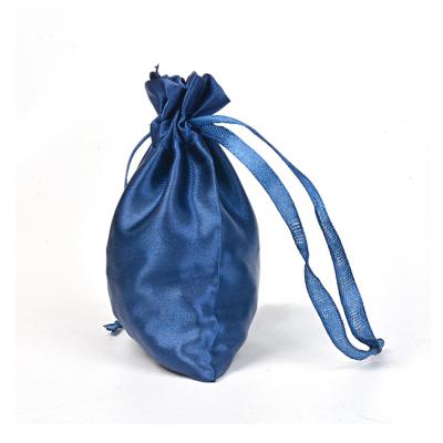 China custom Soft-loop satin gift drawstring bag small drawstring makeup bag storage bag for sale