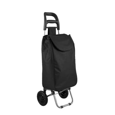 China Trolley 2 Wheel Foldable Shopping Bag Custom Shopping Trolley Bags Black Trolley Shopping Bags for sale