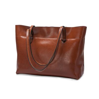 China Custom Fashion Women Leather Bag Handbag Leather Bag Tote Bag Leather Manufacturers for sale