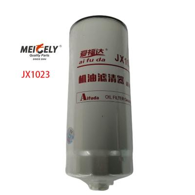 China Los nuevos filtros de aceite de stock JX1023 430-1012240 para camiones pesados en venta