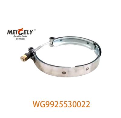 China Engine Parts Genuine WG9925530022 Intercooler Hose Clamp For SINOTRUK Truck for sale