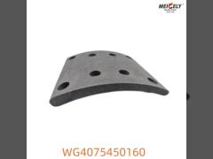 WG4075450160 Howo Brake Pads Reliable Friction Material For Optimal Stopping Power
