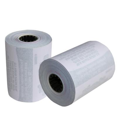 China POS machine thermal printing paper for tickets low price and high quality, cash register paper with deep image for sale