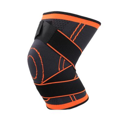 China Waterproof And Comfortable 3D Compression Safety Knee Protector Basketball Knee Sleeve Sports Knitted Kneepads Waterproof And Comfortable Weaving Cycling Running Support for sale