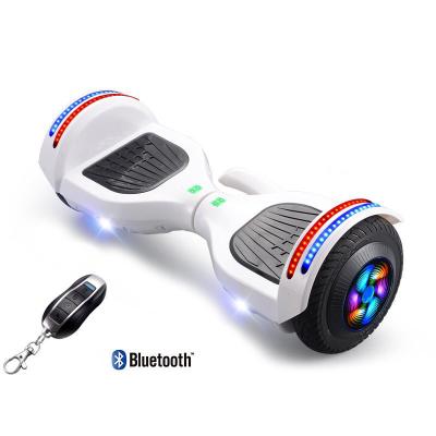 China Popular Unisex Colorful Pattern Bluetooth Two Wheel LED Lights Self Balancing Electric Scooter Hoverboard for sale