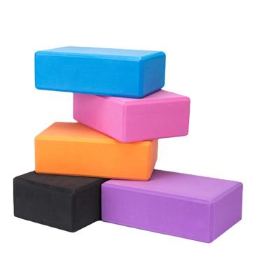 China Yoga Pilates Exercise Yoga Pilates Customize Soft Non-slip EVA Foam Single Yoga Block Logo Foam Surface Color Camouflage Double Brick For Yoga Pilates Meditation for sale