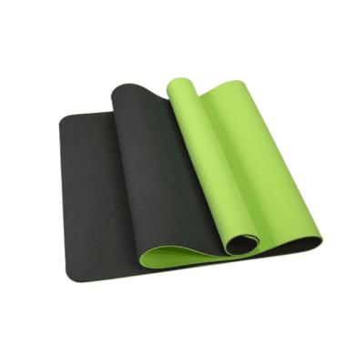 China High Quality Non-slip Fitness Equipment Gym Fitness Equipment Gym Pilates Exerciser Anti Slip Pilates Yoga Mat 8mm Slip Carry Strap 2 Layers for sale