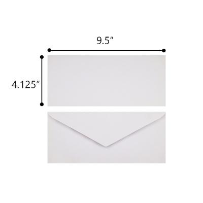 China Business Envelope 12 packs of 24LB 90gms white gun security envelope designed for business statements size 9.5x4.125