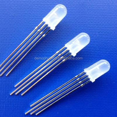 China Signage Panel RoHS Certificated Common Dip F5 LED Anode Diffused Through Hole 5mm RGB LED Diode 5mm For LED Signage for sale