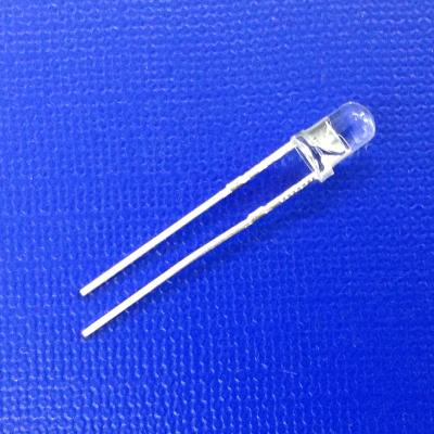 China Hot Sale 0.2W 11000-13000mcd Color 460-470nm Ultra Bright Blue Round Head LED Clear Diode 3mm Lighting for sale