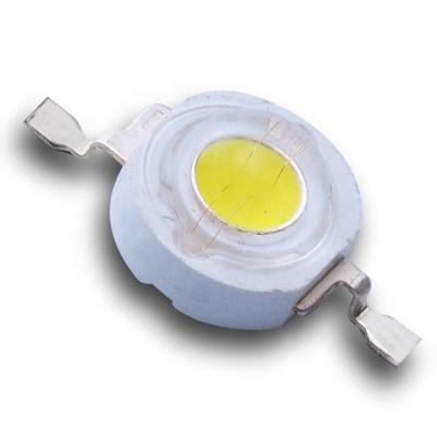 China 1W@350mA 3W@700mA LED Diode Hot Sale High Power Clear 80-160lm 1W 3W White LED Chip 120deg Lighting Color 6000-7000K 120deg for sale