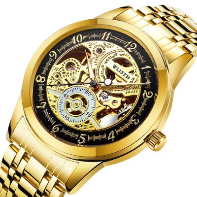 China High Quality Auto Date Mechanical Watches Low MOQ Watch With Visible Mechanism Watches Men Wrist Watch for sale