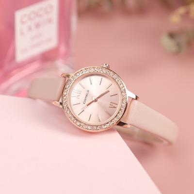 China 2021 New Design Shockproof Classic Style Fashion Woman Rose Quartz Wrist Watch For Women Relojes Exquisitos Para mujer for sale