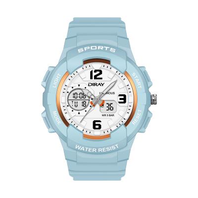 China DIRAY 220AD Digital Alarm Watches LED Wrist Watch Female Electronic Sport Quartz for sale