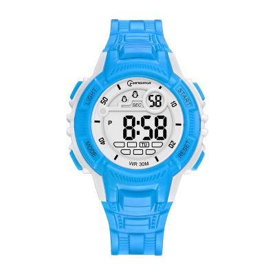 China Mingrui 8201 Fashionable LED Watch Alarm Wholesale Unisex Waterproof Digital Watch for sale