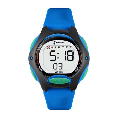 China Colorful LED Watches Boys Girls Sports LED Luminous Digital Alarm Fashion Watches Waterproof Clock Reloj for sale