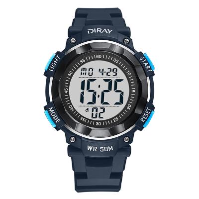 China DIRAY 306G alarm 50 meters waterproof sports electronic watch for sale