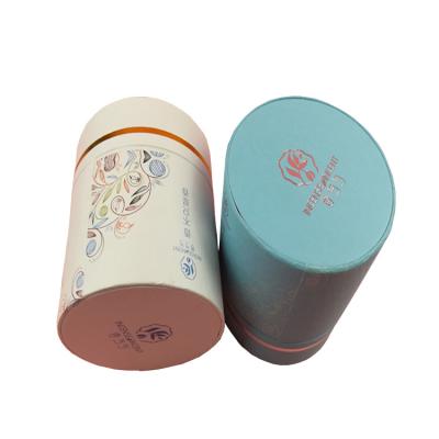 China Biodegradable Round Kraft Paper Tube Packaging Custom Printed OEM Creative Design Weight Material Origin Logo Surface Packing Food Color for sale