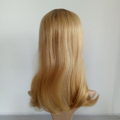 China Water Wave Human Hair Lace Wig 2020 Cheap Full Wig Silk Low Blonde Hair for sale