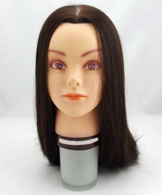 China Lesson maternity wig, training head for salons or beauty school mannequin head with hair for sale