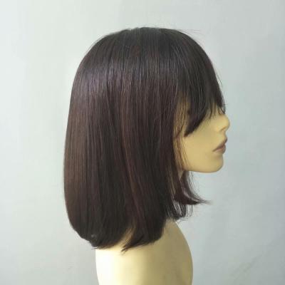 China Regular Wave Top Silk Medical Wigs In Stock Hair 100% Wig For Women Silk for sale