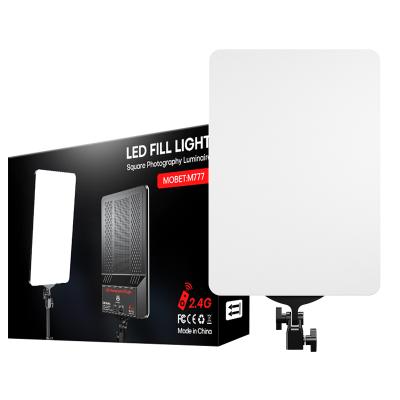 China PORTABLE 19inch LED Panel EU Plug 3000K-6500K Video Light Photography Lighting 2.4G Remote Control For Live Streaming Photo Studio Lamp for sale