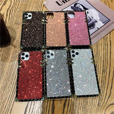 China For Full Flash Diamond Phone Cell Phone Case For iPhone 12 11 pro X XS XR Max 6 7 8 plus 2020 fashion protective case hot sale for sale