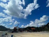 China Piedra de la construcción que machaca forma del grano de Tph de la planta 250 buena en venta