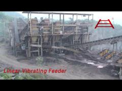 Carbon Steel Linear Vibrating Feeder Continuous No Pollution For Mining