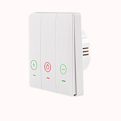 China Control Lights Zigbee Iot Digital 230V Smart Remote Control Push Button Led Dimmer Wall Lamp Switch With Tuya Apps for sale