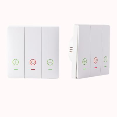 China Tuya Smart Home Google Google Lights Control Lights Lamp Switch Wifi Zigbee Push Button 3 Band 2 Band 2 Way Wireless Dimmer For Led Triac Dim for sale