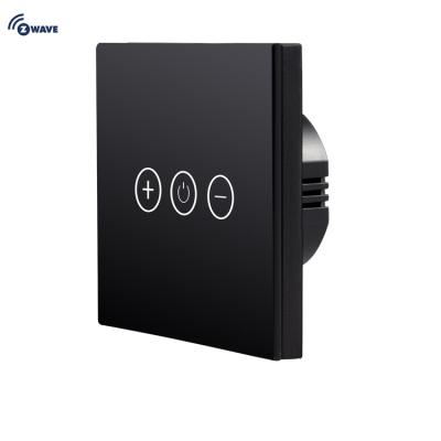 China Control Lights Zwave Dimmer Led Controller Lamp Switch Wall Mounted Touch Screen for sale