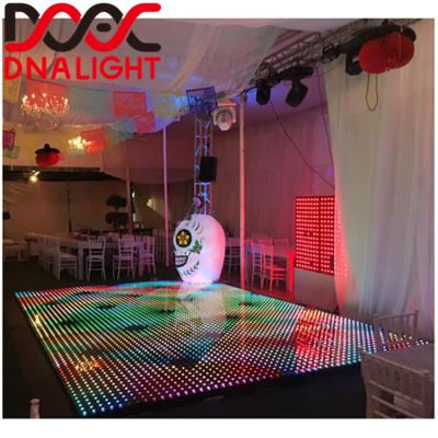 China New Arrival Magnet Digital Super Slim Type Words Radio Led Dance Floor For Sale for sale