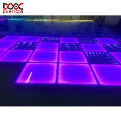 China Sports Stadiums Magnetic Wireless 3d Tunnel Full Color Led Dance Floor for sale