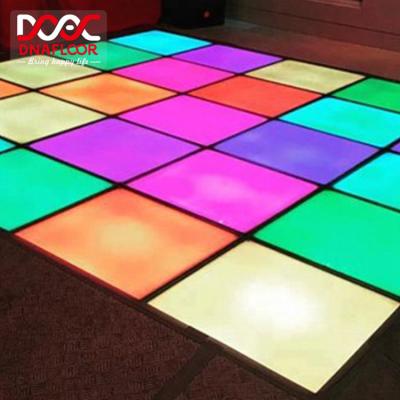 China Other Full Color Interactive RGB Stage Light Disco Nightclub Holiday Party Led Dance Floor for sale