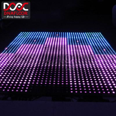 China Other Bravo Stage DNA FLOOR Music Sound Gravity Sensor Sensitive Interactive Ground Dance Dance Floor Cable Led Light Tiles DNA Floor for sale