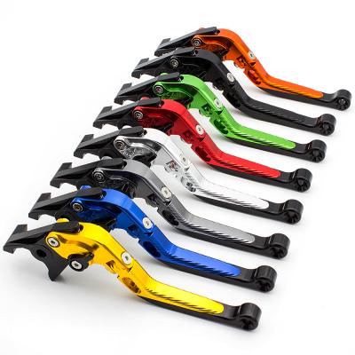 China Universal 6061 T6 Aluminum After Market Motorcycle Bikes CNC 3D Brake Clutch Levers Foldable Extendable Parts for sale