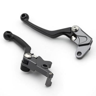 China Universal Aluminum Alloy Dirt Bike 3D Touch Design CNC Aluminum Alloy Clutch Brake Lever Spare Parts for sale