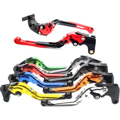 China Aluminum Alloy Motorcycle Parts Lever Motorcycle Clutch Adjustable Brake Lever For FZ-09/MT-09/SR for sale