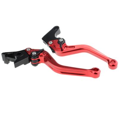 China 2017 FX Aluminum Alloy CNC Racing Anordized Red Color Motorcycle Part Brake And Clutch Lever Parts For Yamaha FZ16 From 2011 To 2015 for sale