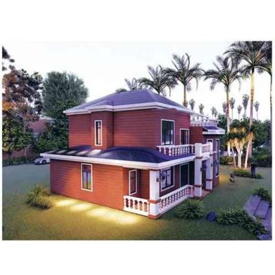 China Modern Hot Sale 80m/s Steel Frame Wind Resistance Lightweight Luxury Prefab Resort Villa for sale