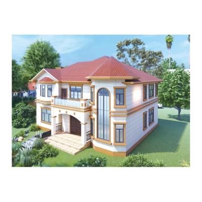 China Modern Modern Light Steel Villa Iso9000 Ce Au/Nzs Certified Prices Prefab Duplex Kit Home for sale