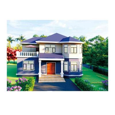 China Modern Au/Nzs Certified Online Technical Support Free Shipping Prefab Houses Light Steel Country House for sale