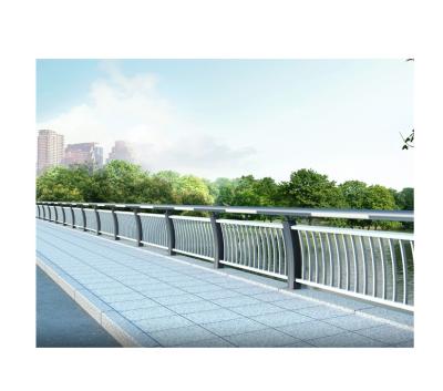 China Wholesale Latest Easily Assembled Railing Airport Security Stainless Steel Bridge Guardrail for sale