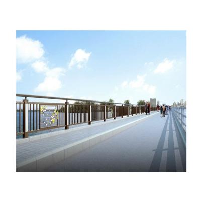 China Easily Assembled Manufacturer Made Aluminum Alloy Fixed Bridge Guardrail In Stainless Steel Bollards for sale