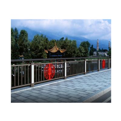 China Popular Hot Selling Easily Assembled Stainless Steel Bollards Road Traffic Safety Landscape Fixed Guardrail for sale