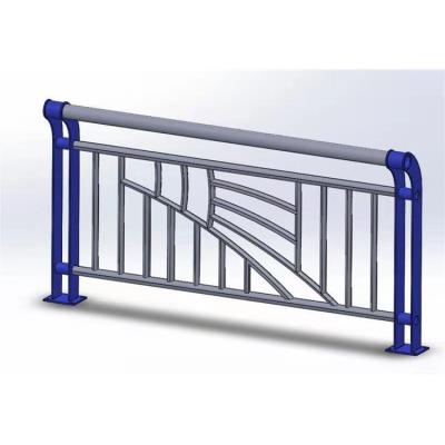 China Easily Assembled Customizable Galvanized Stainless Steel Guardrail Online China Sale Barrier for sale